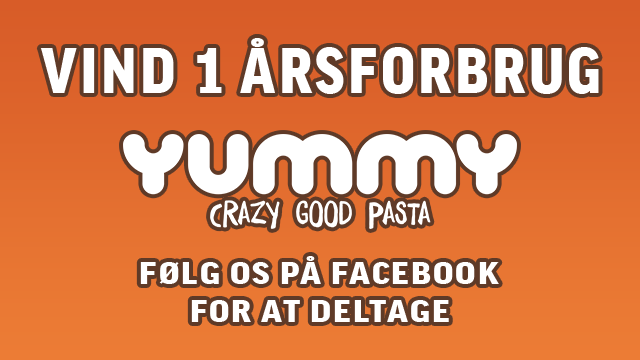 1 &aring;rs forbrug af pasta